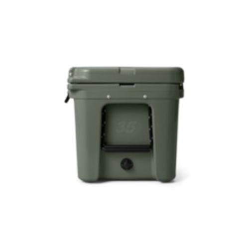 YETI®  Tundra® 35 Hard Cooler Camp Green side Closed View