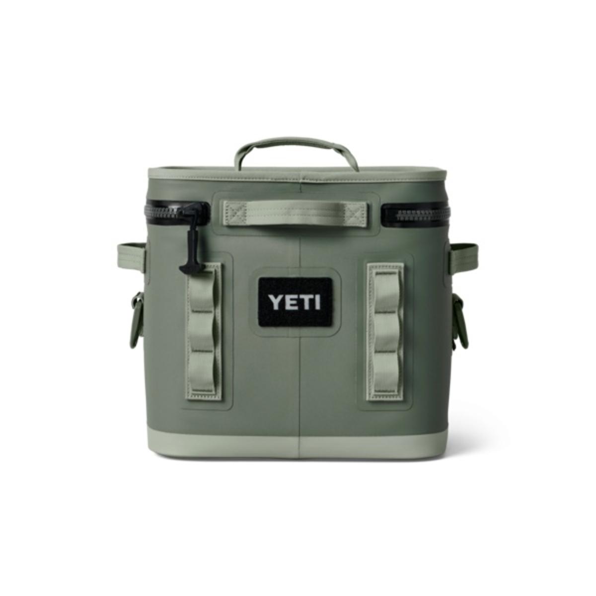 YETI® Hopper Flip® 12 Soft Cooler Camp Green back