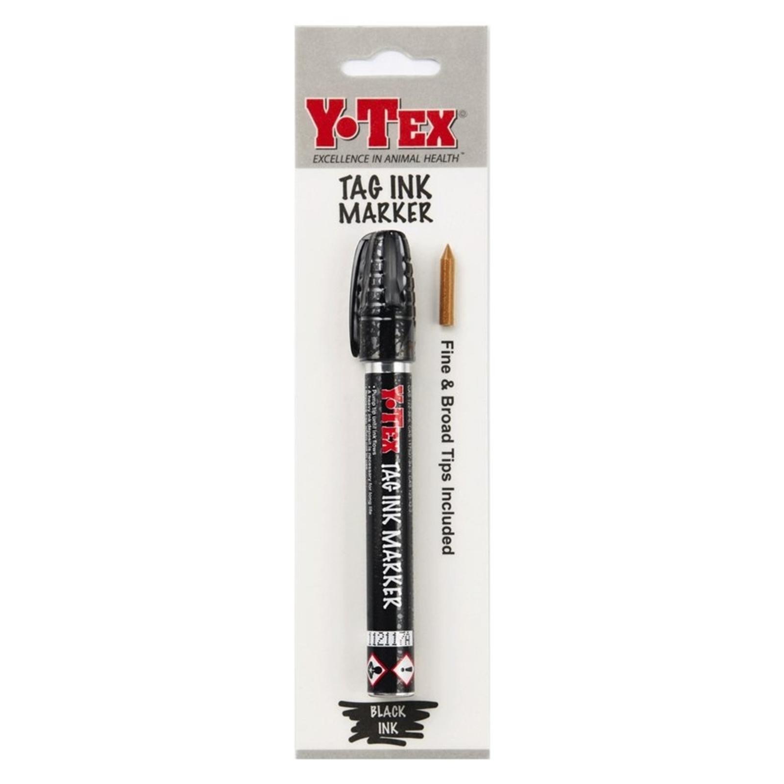 Y-Tex Tag Ink Marker - Black