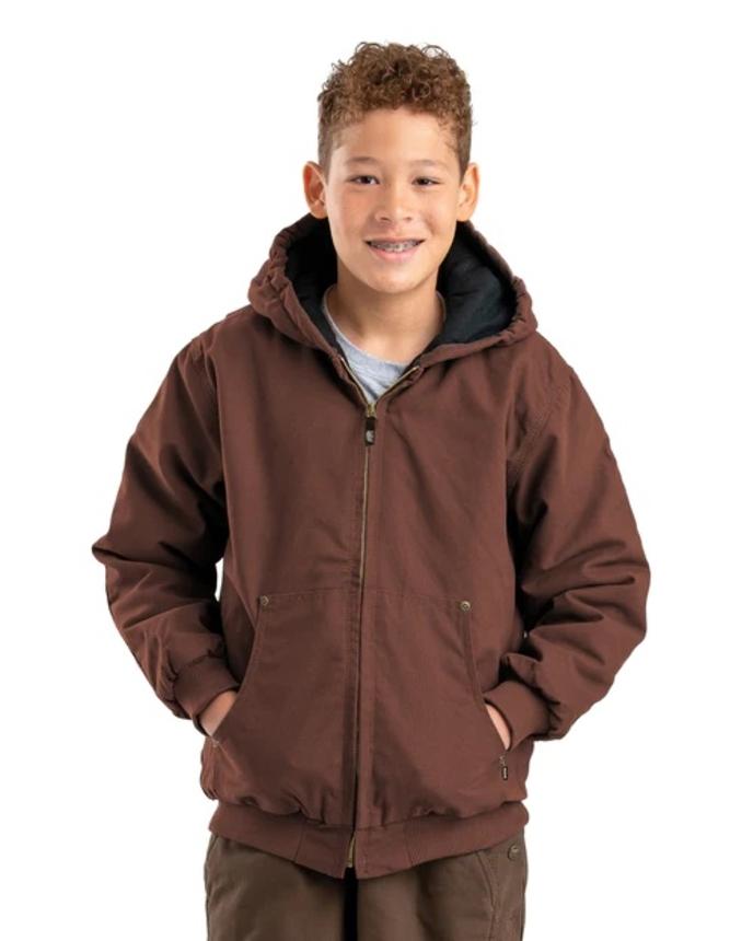Youth Softstone Duck Hooded Jacket
