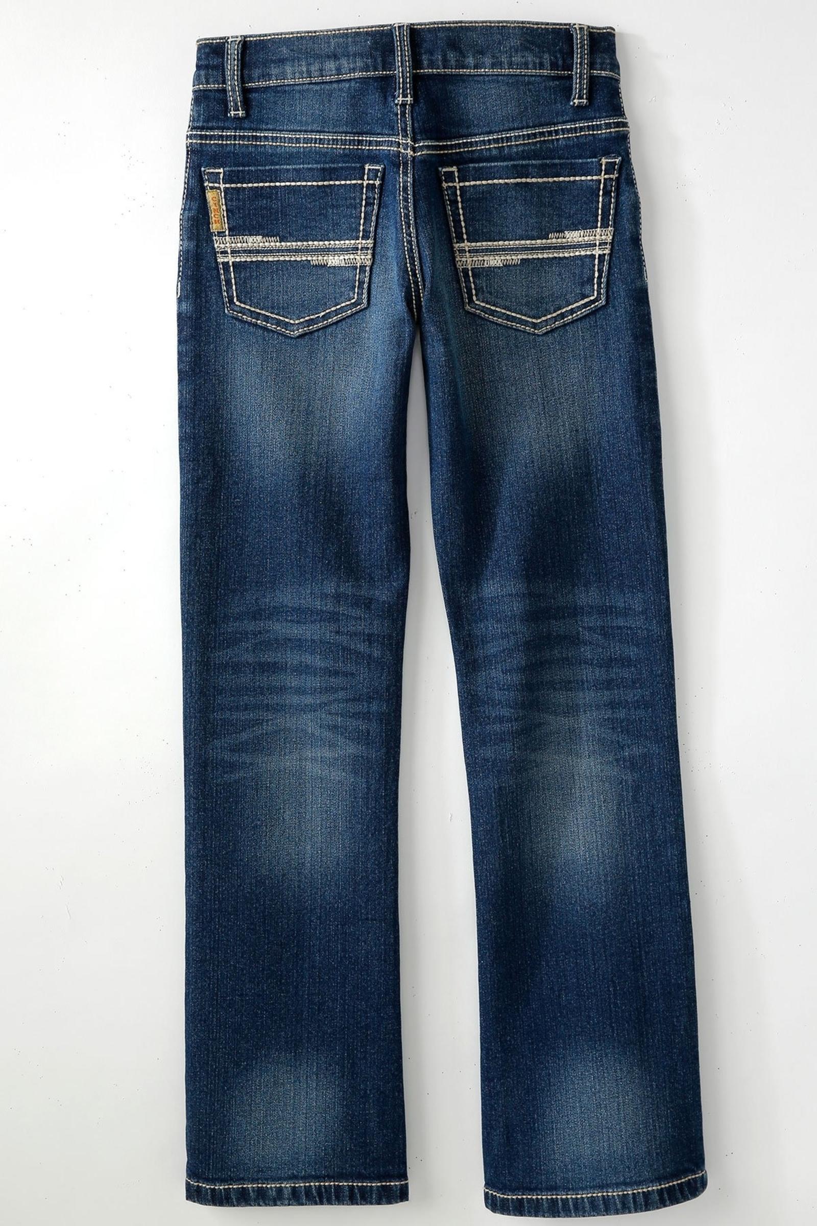 Cinch Jeans Boy's Slim Fit Jean - Dark Stonewash