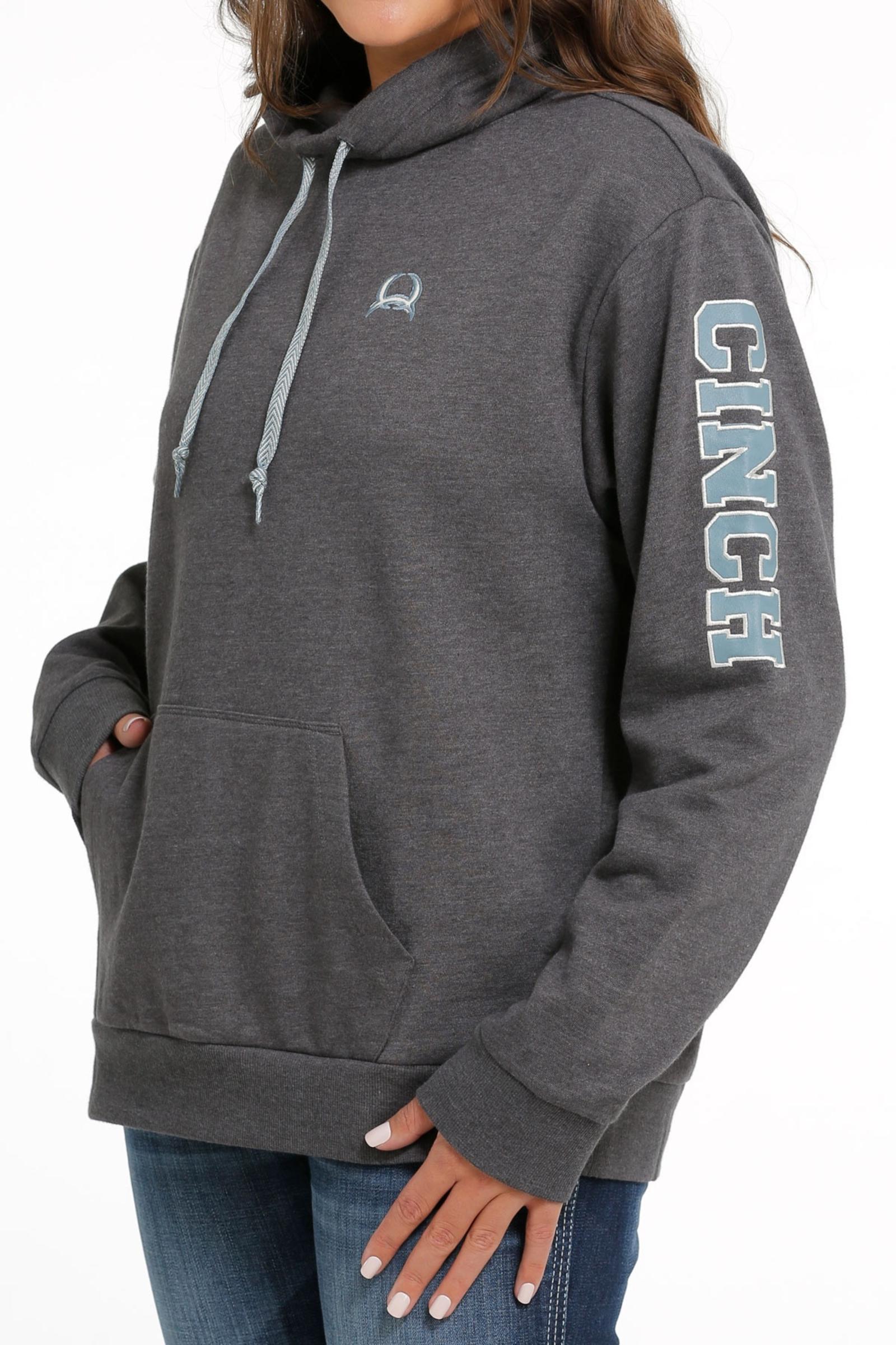 Cinch Jeans Women's French Terry Pullover - Gray