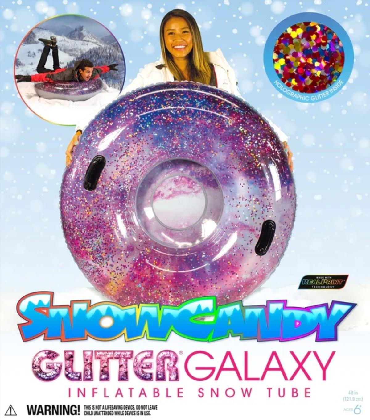 Glitter Galaxy Snow Tube Jumbo 48 inch SnowCandy