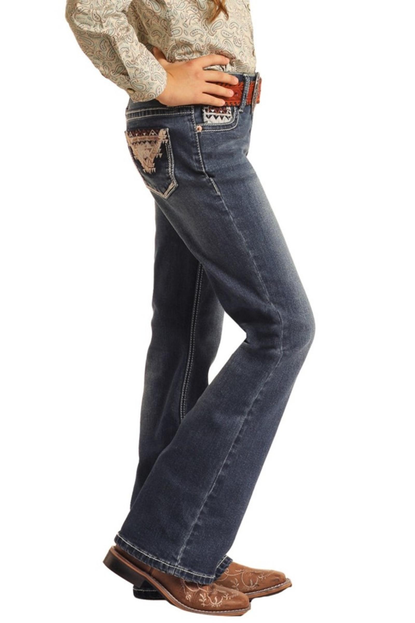 Rock and Roll Denim Mid Rise Extra Stretch Bootcut Jeans