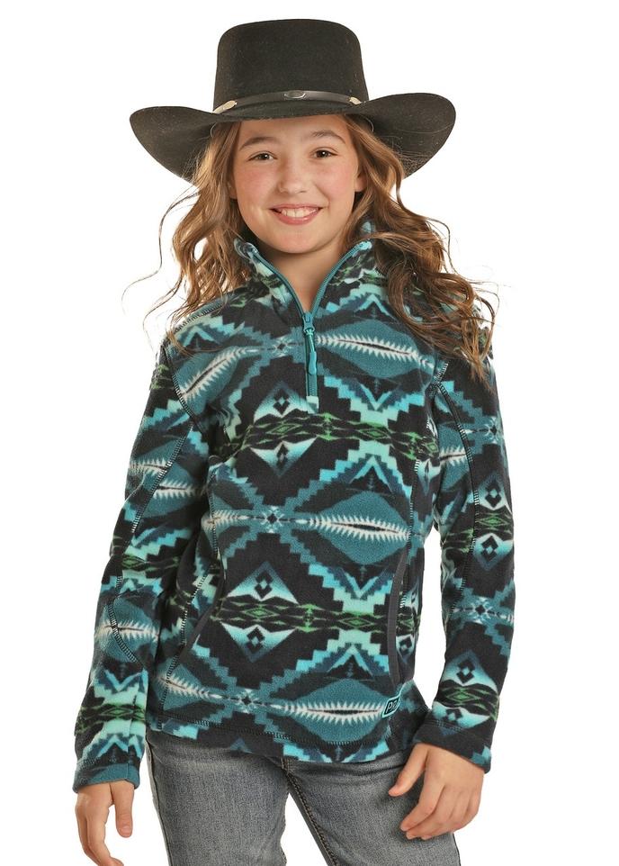 Powder River Outfitters Aztec Print Pullover