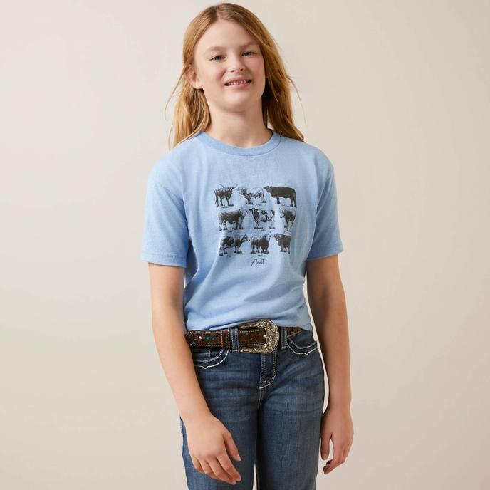 Ariat Girl's Cow Chart T-Shirt