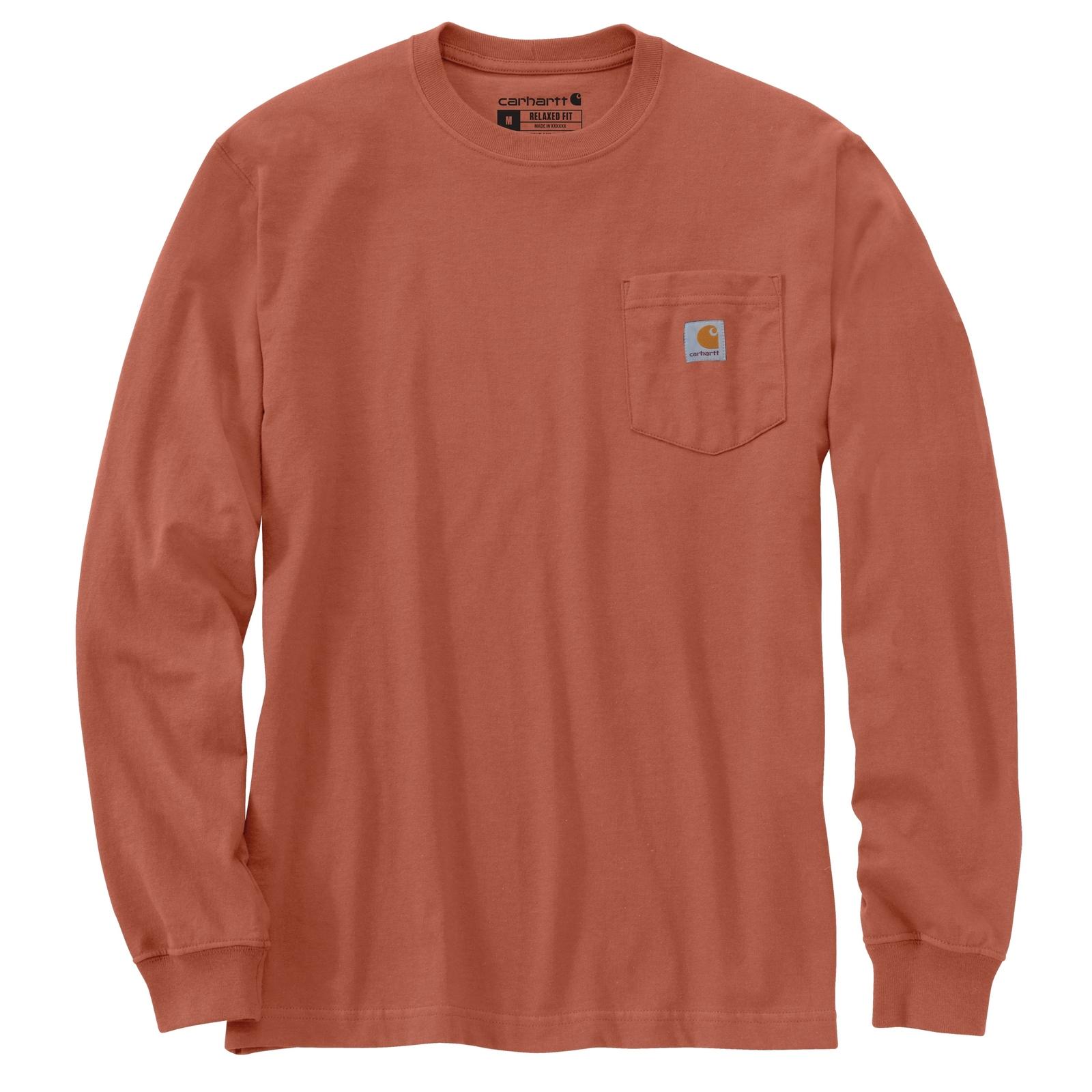 Carhartt Mountain Graphic Relaxed-Fit Heavyweight Long-Sleeve Pocket T-Shirt