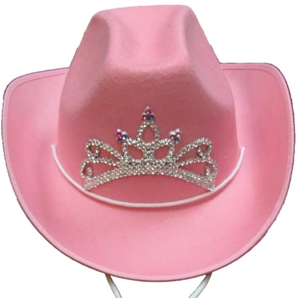 Cowgirl Hat Pink With Bling