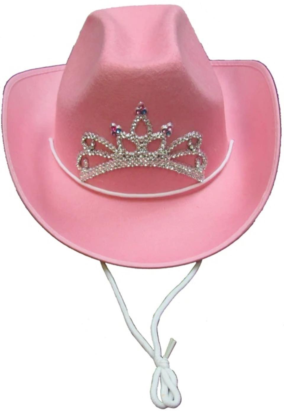 Cowgirl Hat Pink With Bling