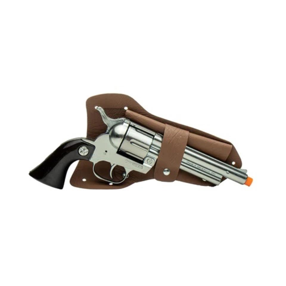Lawman Solid Die-Cast Pistol gun in holster