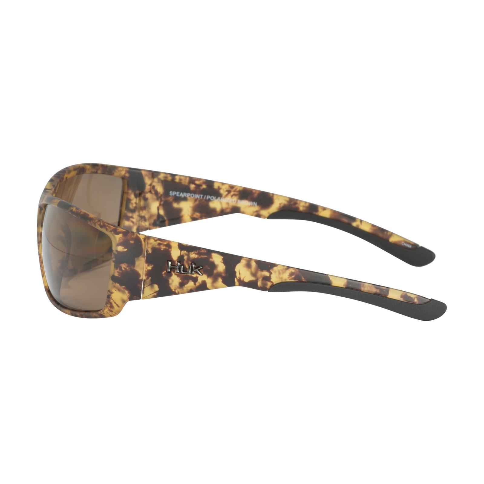 Huk Spearpoint Brown Tort/Brown Lens 125 SIDE VIEW