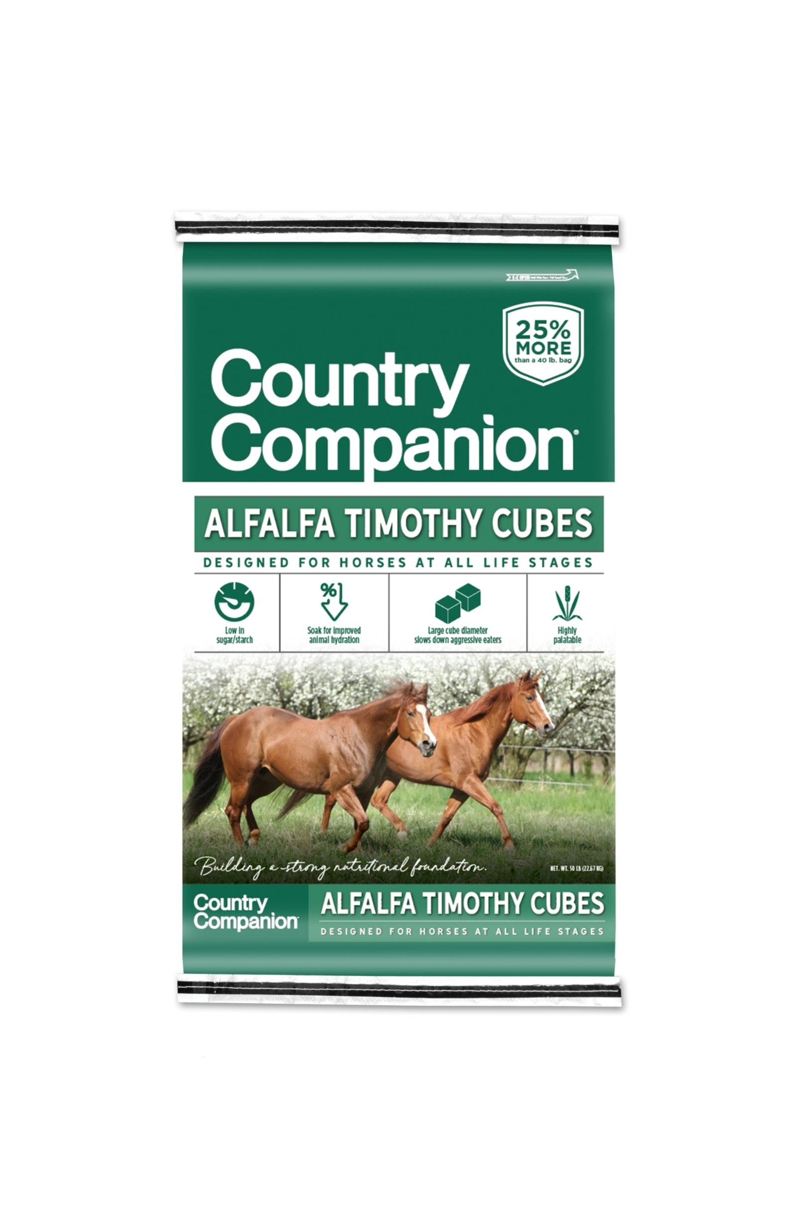 Country Companion® 50LB Alfalfa Timothy Cubes – CC060