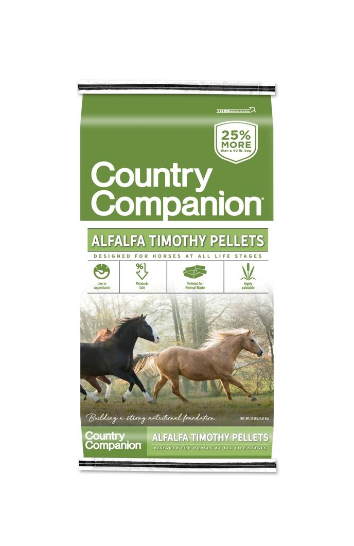 Country Companion® 50LB Alfalfa Timothy Pellets – CC061