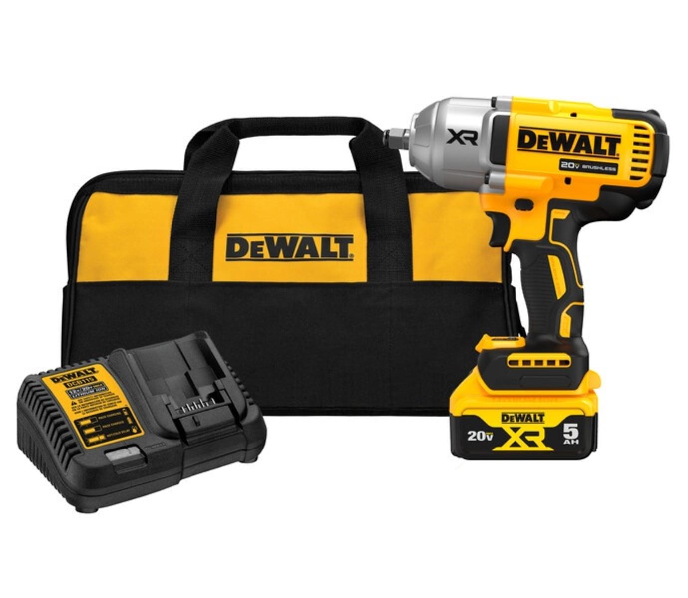 DeWalt 20V MAX* XR® 1/2 In. High Torque Impact Wrench with Hog Ring Anvil Kit Picture