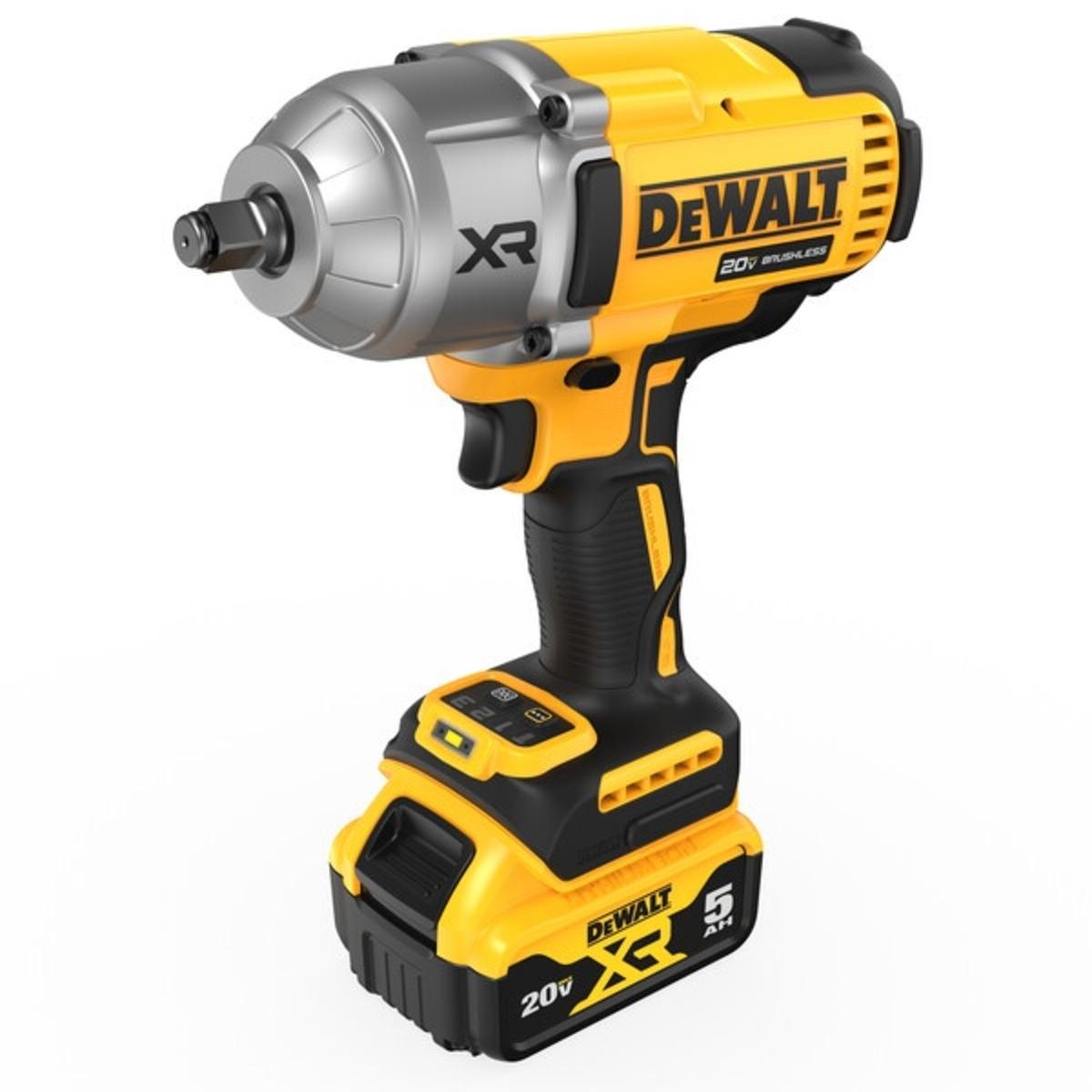 DeWalt 20V MAX* XR® 1/2 In. High Torque Impact Wrench Side View 3