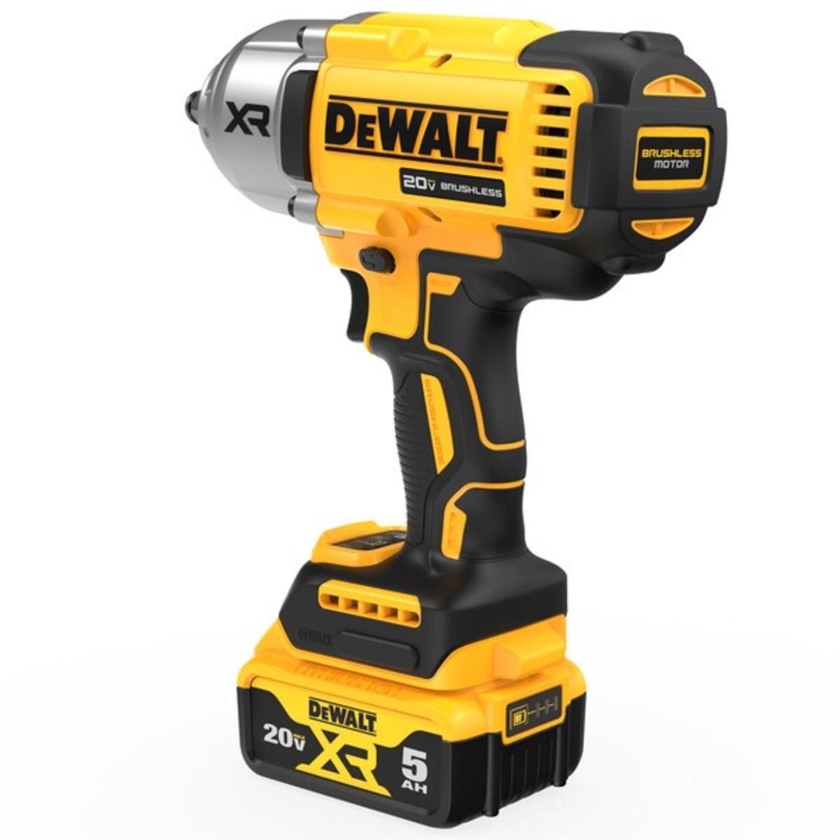 DeWalt 20V MAX* XR® 1/2 In. High Torque Impact Wrench Side View 6