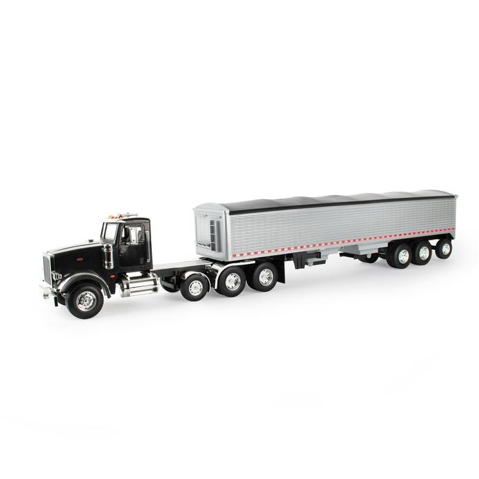 Big Farm Peterbilt 1:16 Scale Model 367 Semi Truck Toy with Grain Trailer – Ages 3+