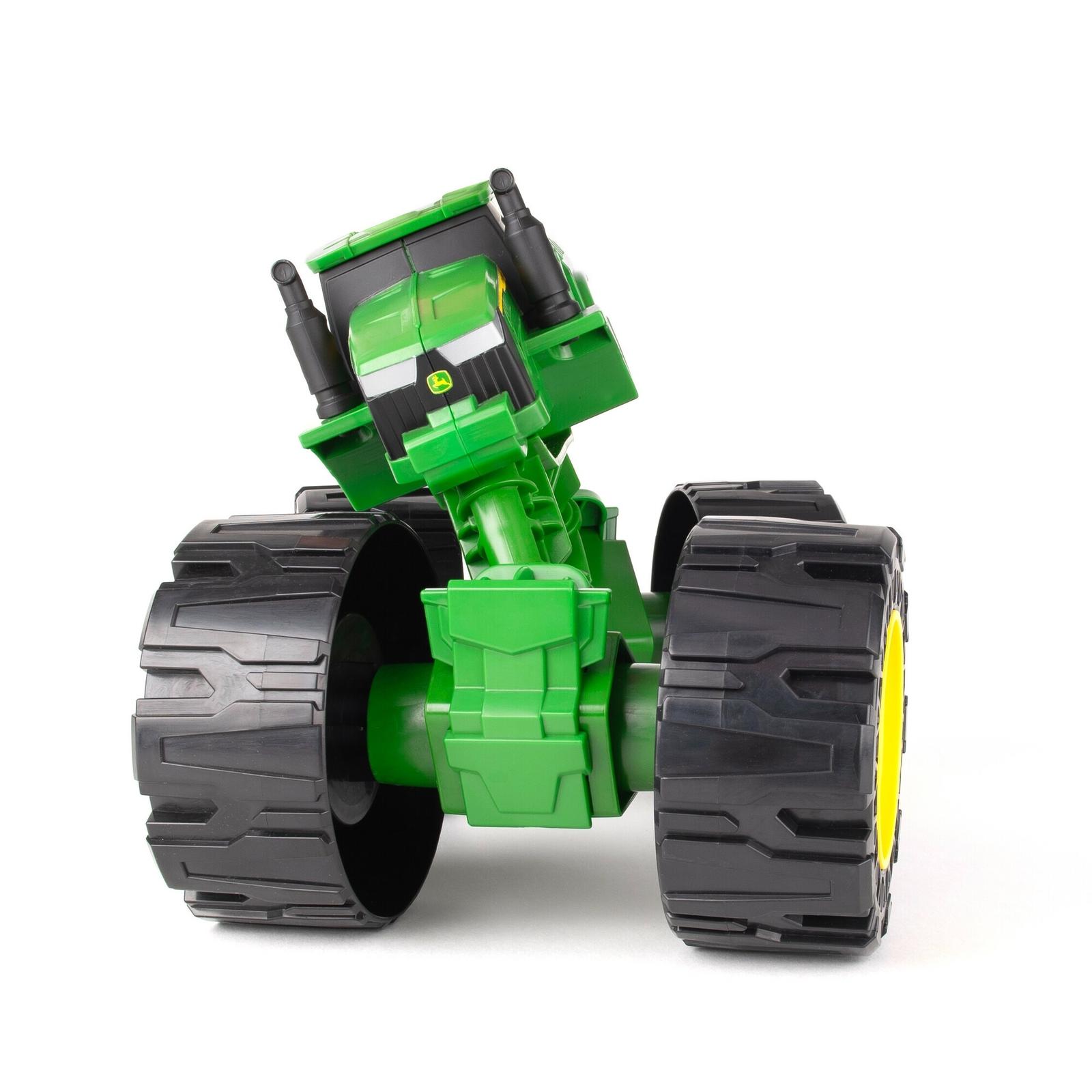 John Deere Monster Treads 12 Inch Tractor Toy side view
