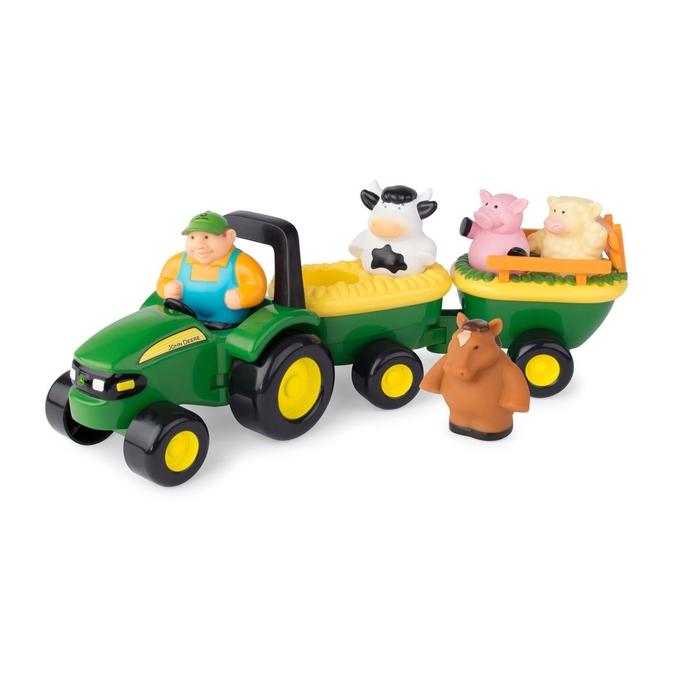 John Deere Animal Sounds Hayride - Preschool Farm Toy