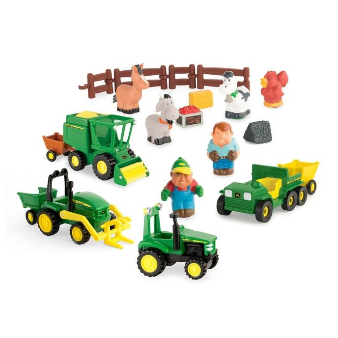 John Deere Fun on the Farm Play Set - 20-Piece Farm Toy Set