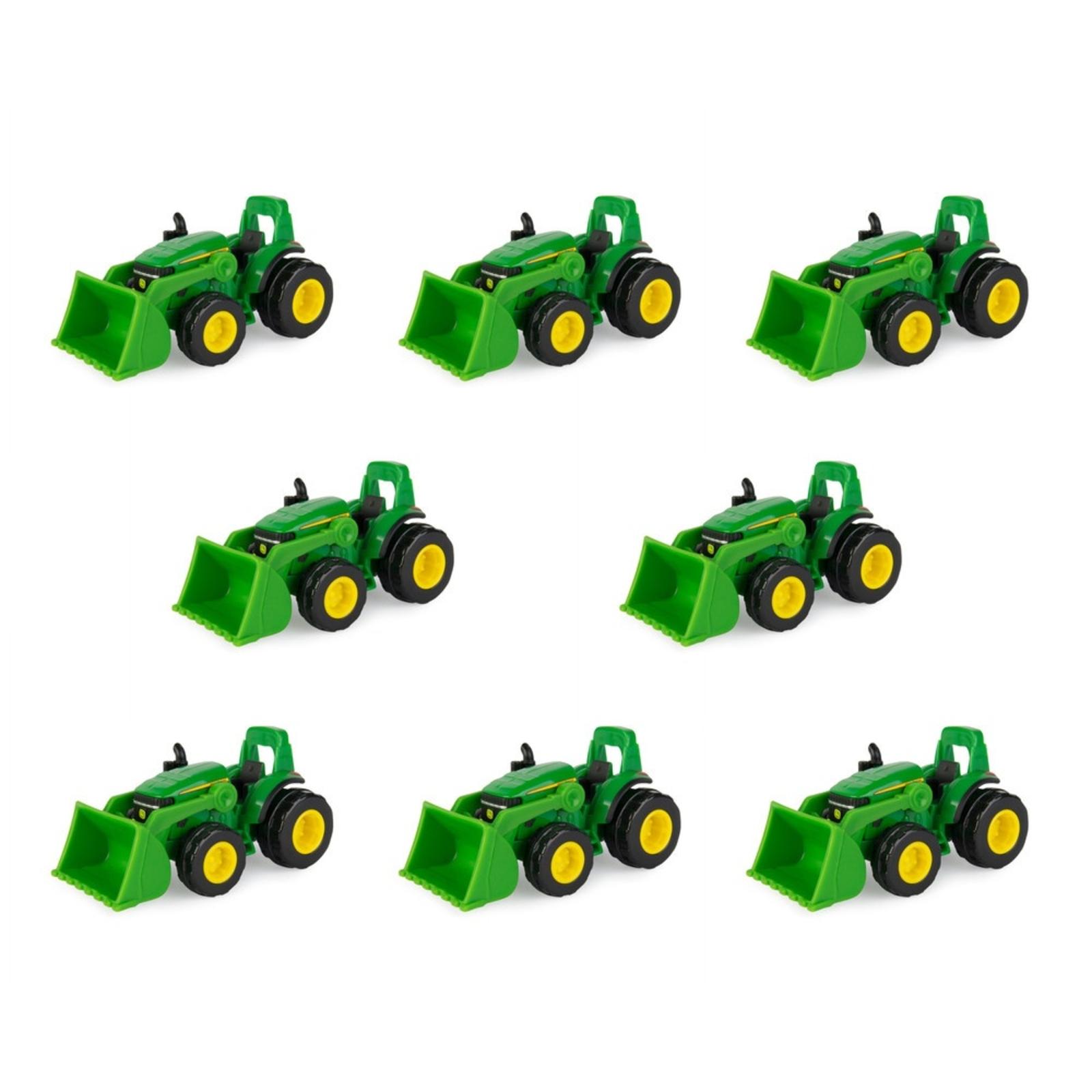 John Deere Mighty Movers Toy Tractor with Loader party pack