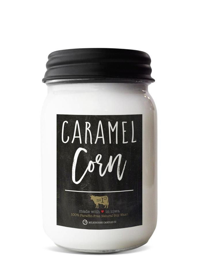 Caramel Corn | Farmhouse 13 oz Mason