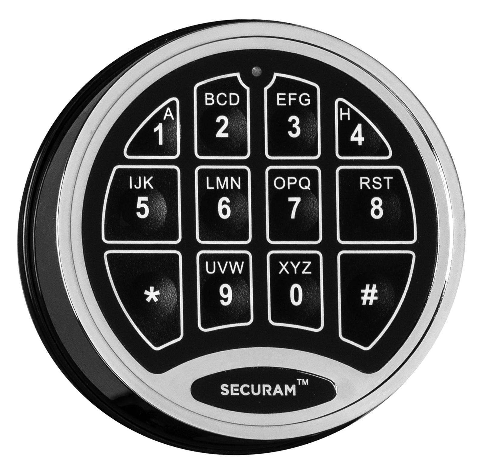 Factory-Installed UL® Listed Electronic Lock.
