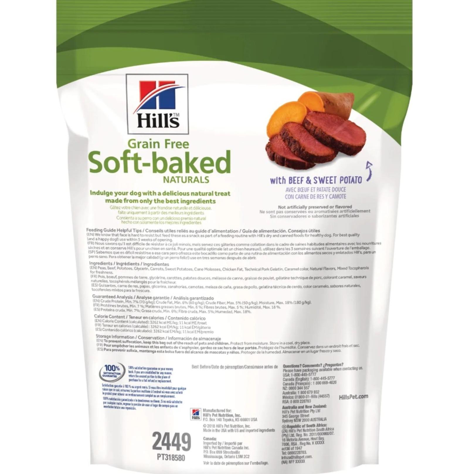 Grain Free Soft-Baked Naturals with Beef & Sweet Potato Dog Treats