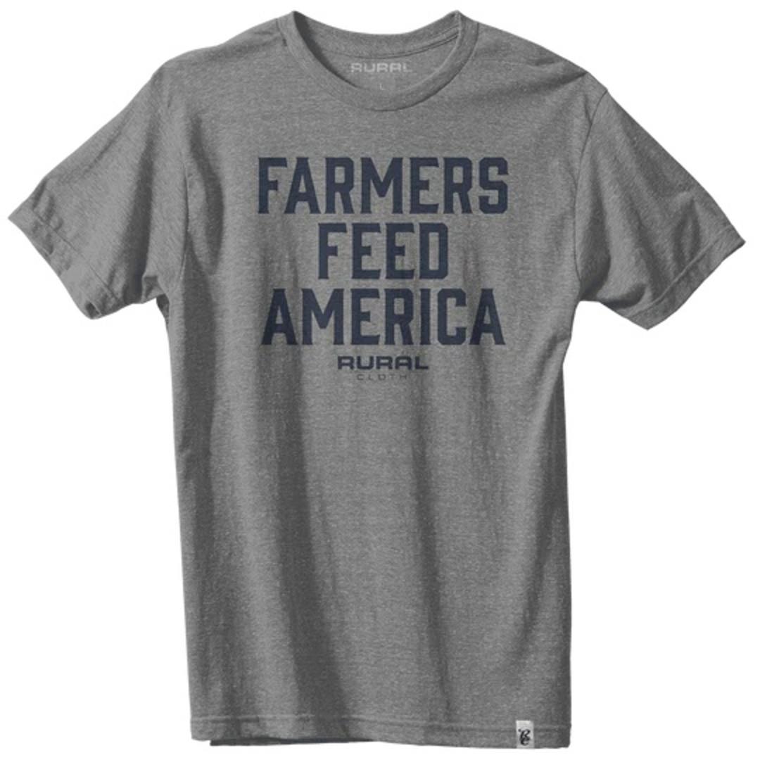Rural Cloth Gray Farmers Feed America