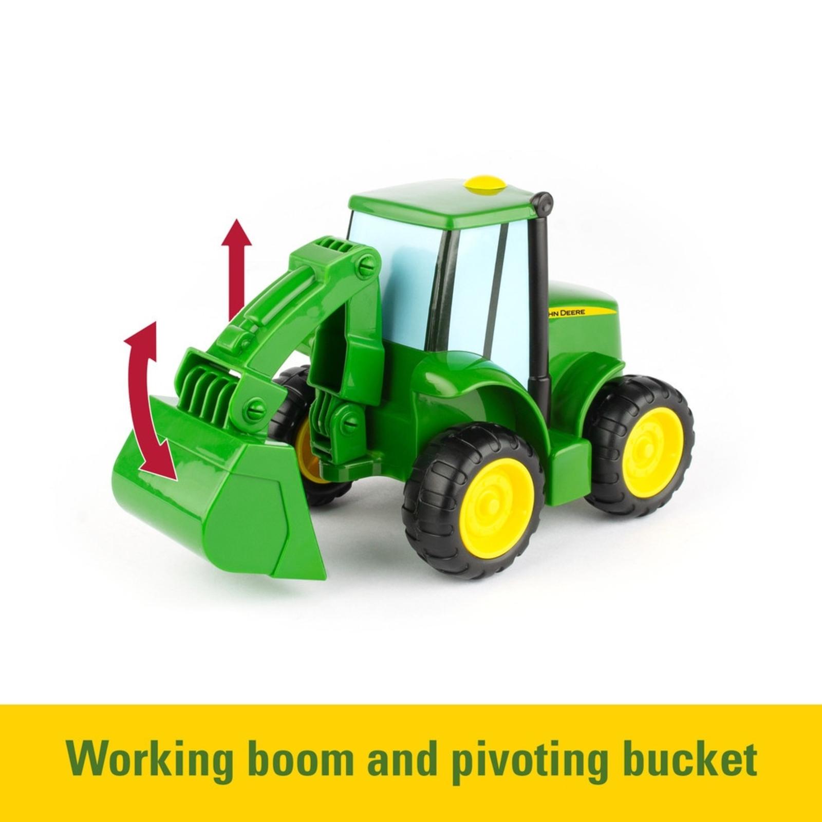 working boom and pivoting bucket