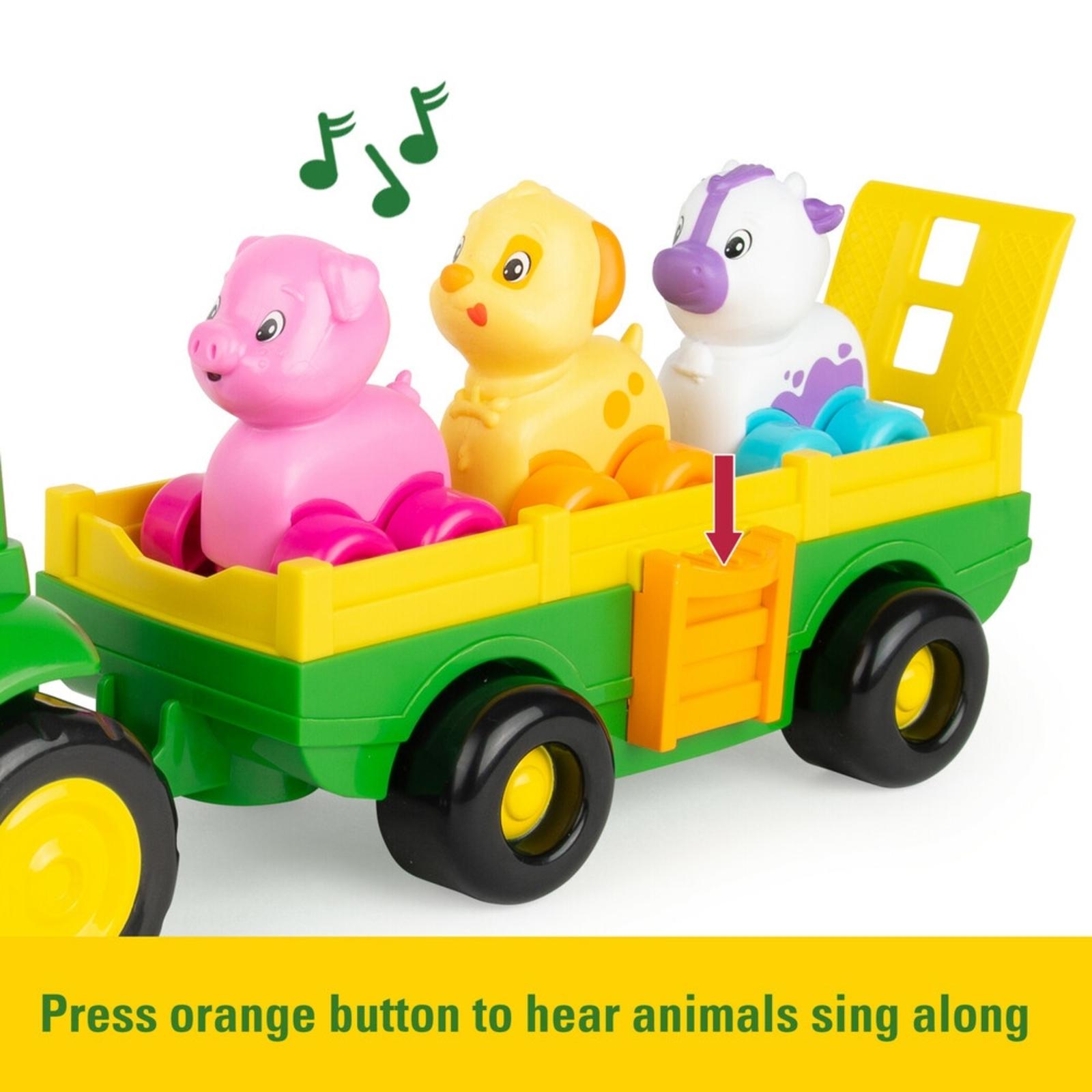 press orange button to hear animals sing along