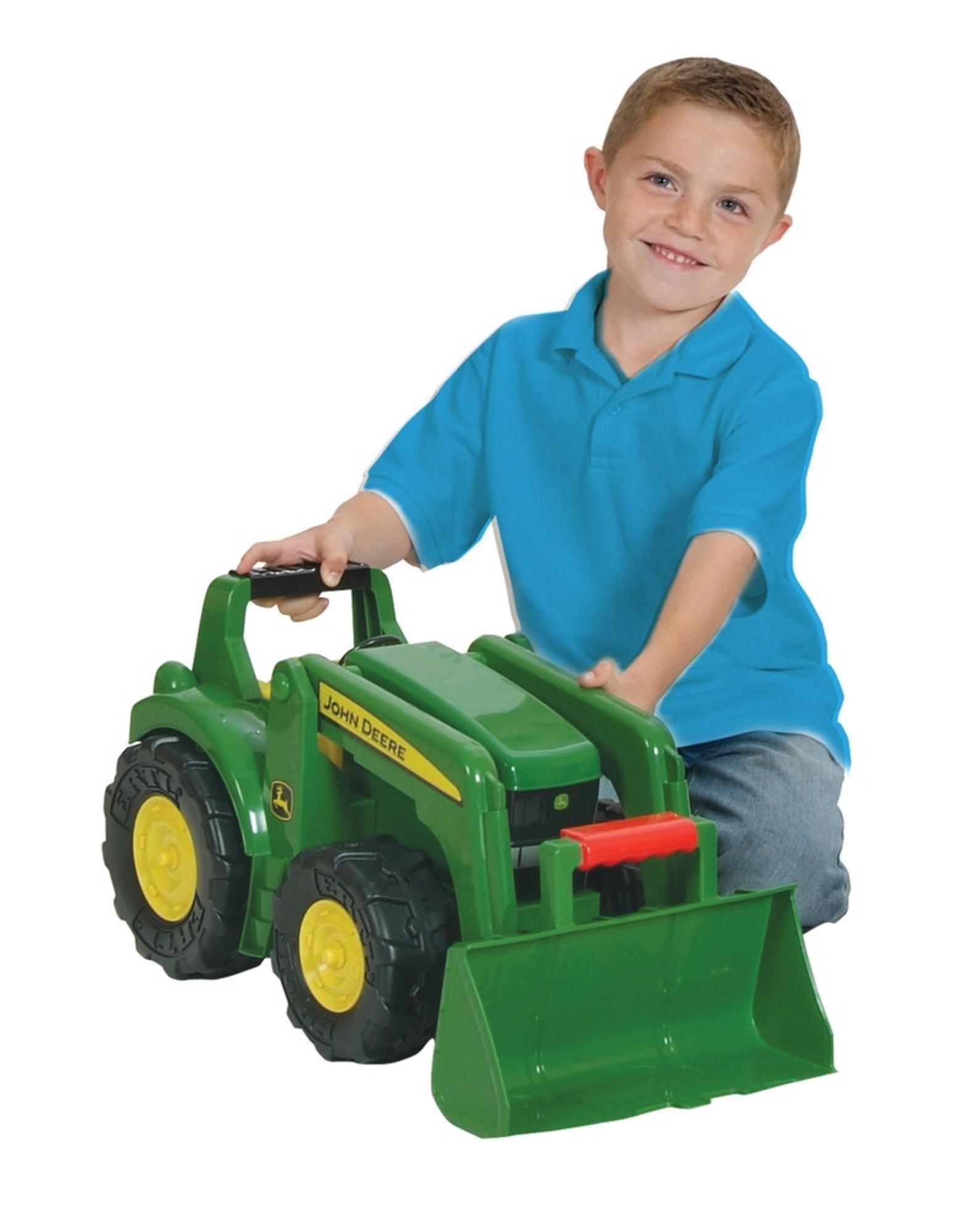 John Deere 21 Inch Big Scoop Tractor Toy with Loader - Sandbox Toy