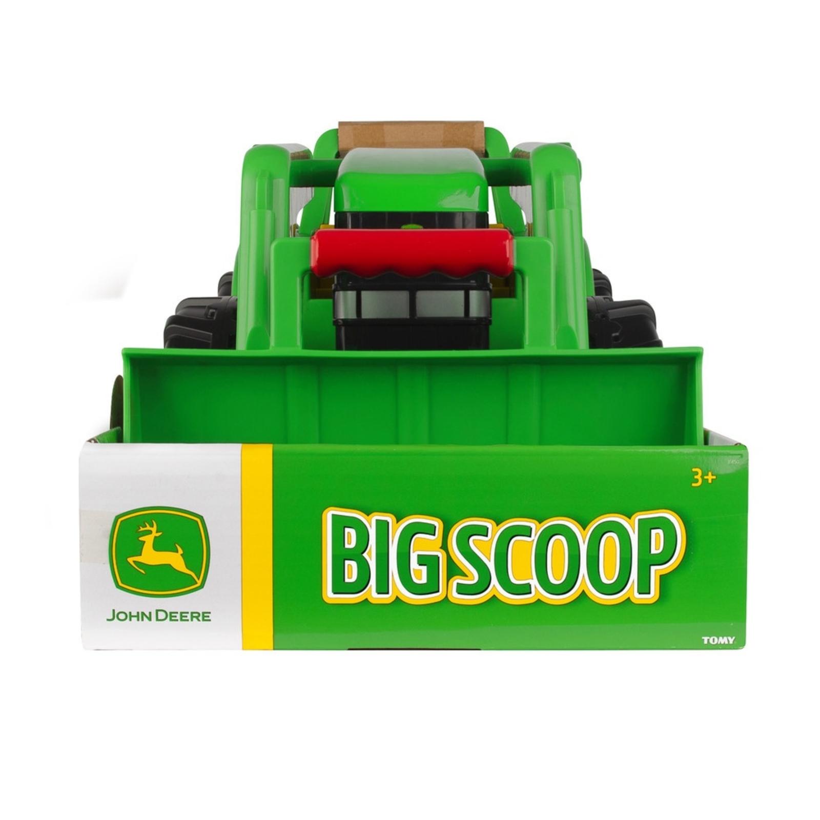 John Deere 21 Inch Big Scoop Tractor Toy with Loader - Sandbox Toy