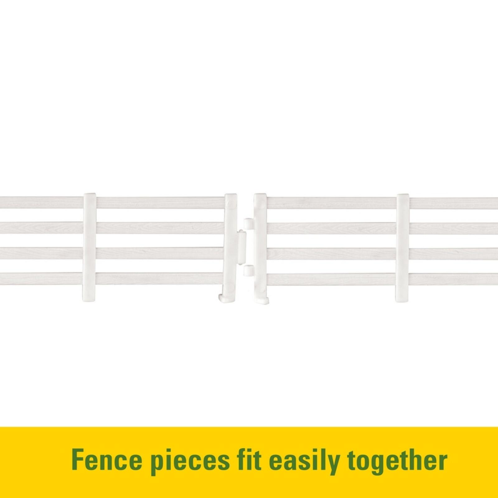 fence pieces fit easily together