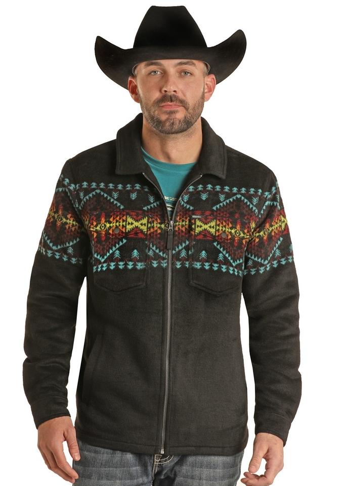 Aztec Shirt Jacket front