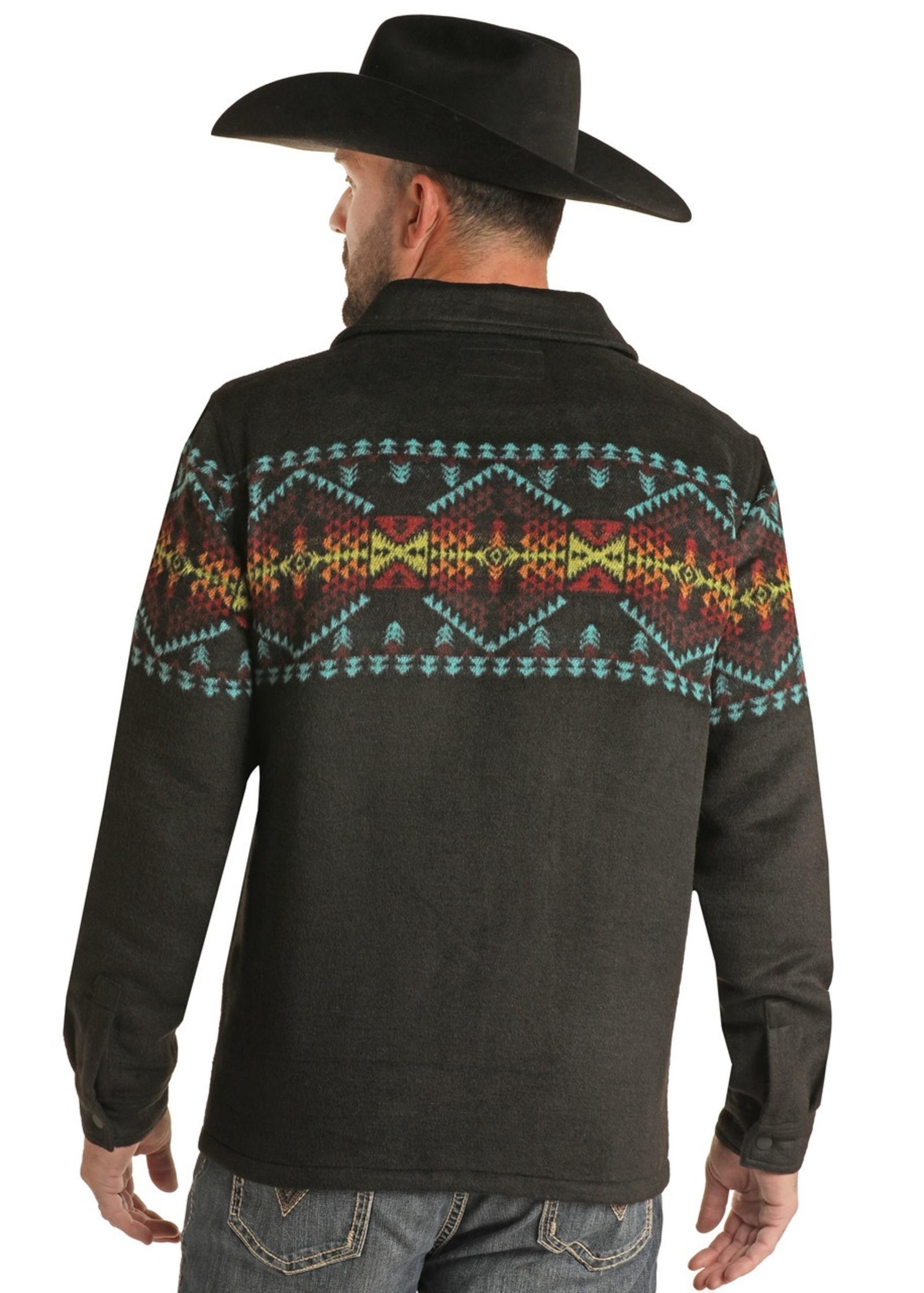 Aztec Shirt Jacket back