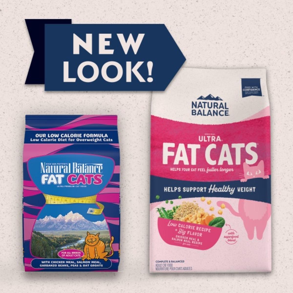 Natural Balance Fat Cats® Low Calorie Dry Cat Formula New Look