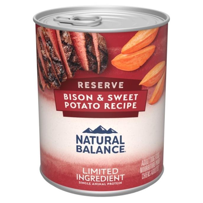 Natural Balance® Limited Ingredient Reserve Bison & Sweet Potato Recipe can