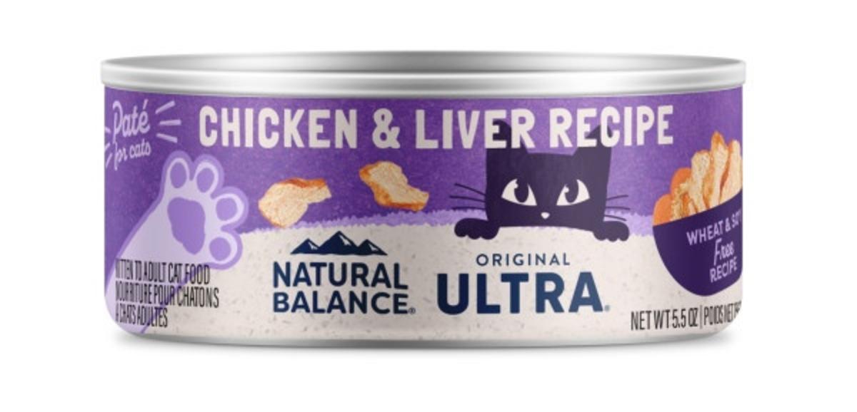 Natural Balance Ultra Premium Chicken & Liver Paté Canned Cat Formula