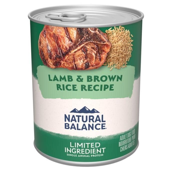 Natural Balance® Limited Ingredient Lamb & Brown Rice Recipe