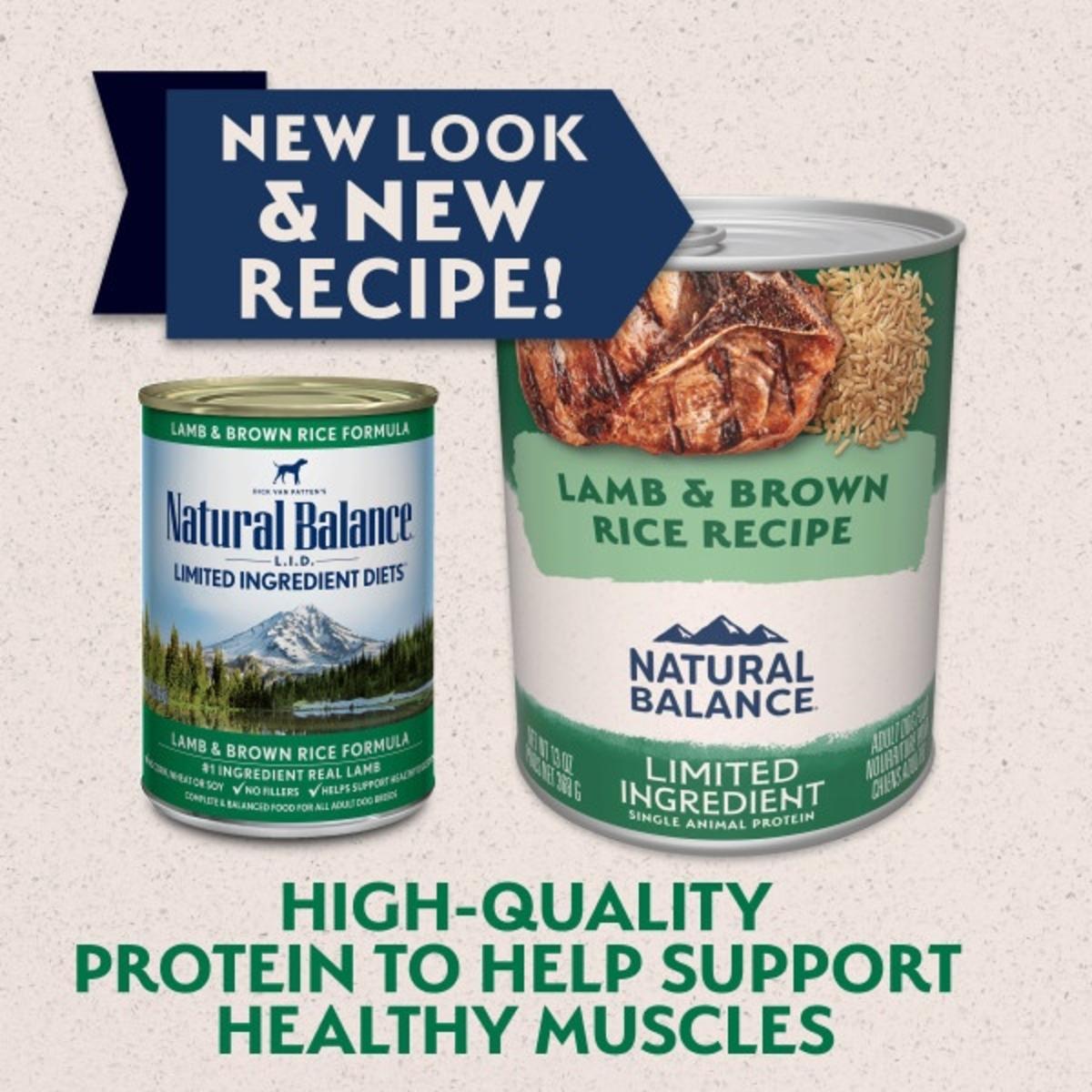 Natural Balance® Limited Ingredient Lamb & Brown Rice Recipe