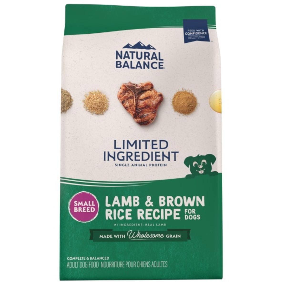 Natural Balance® Limited Ingredient Lamb & Brown Rice Small Breed Recipe