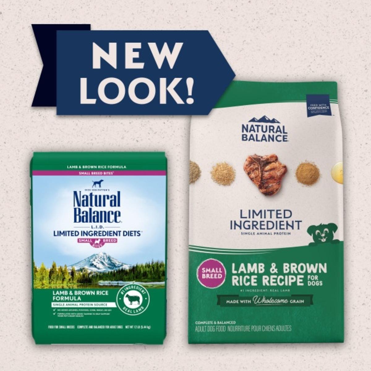 Natural Balance® Limited Ingredient Lamb & Brown Rice Small Breed Recipe New Look
