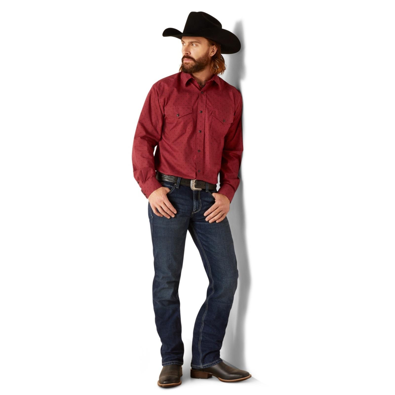 Ariat Men's Casual Series Norwin Classic Fit Long Sleeve Western Shirt