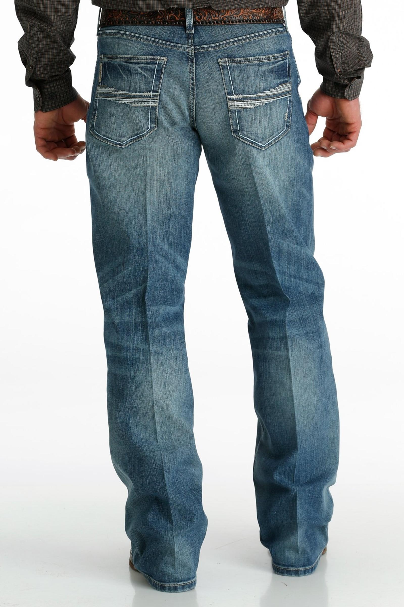 Cinch Jeans Men's Relaxed Fit Grant - Medium Stonewash
