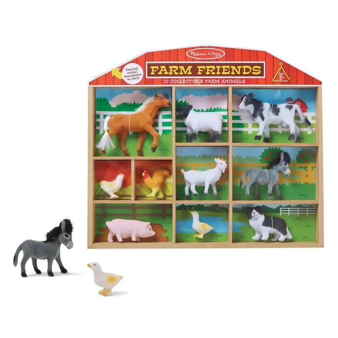 Melissa & Doug Farm Friends - 10 Collectible Farm Animals