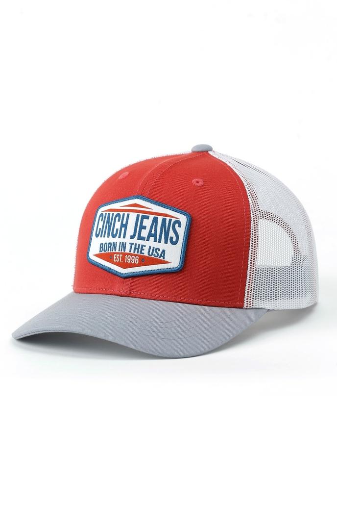 Men's Cinch Jeans Born In The Usa Cap - Red