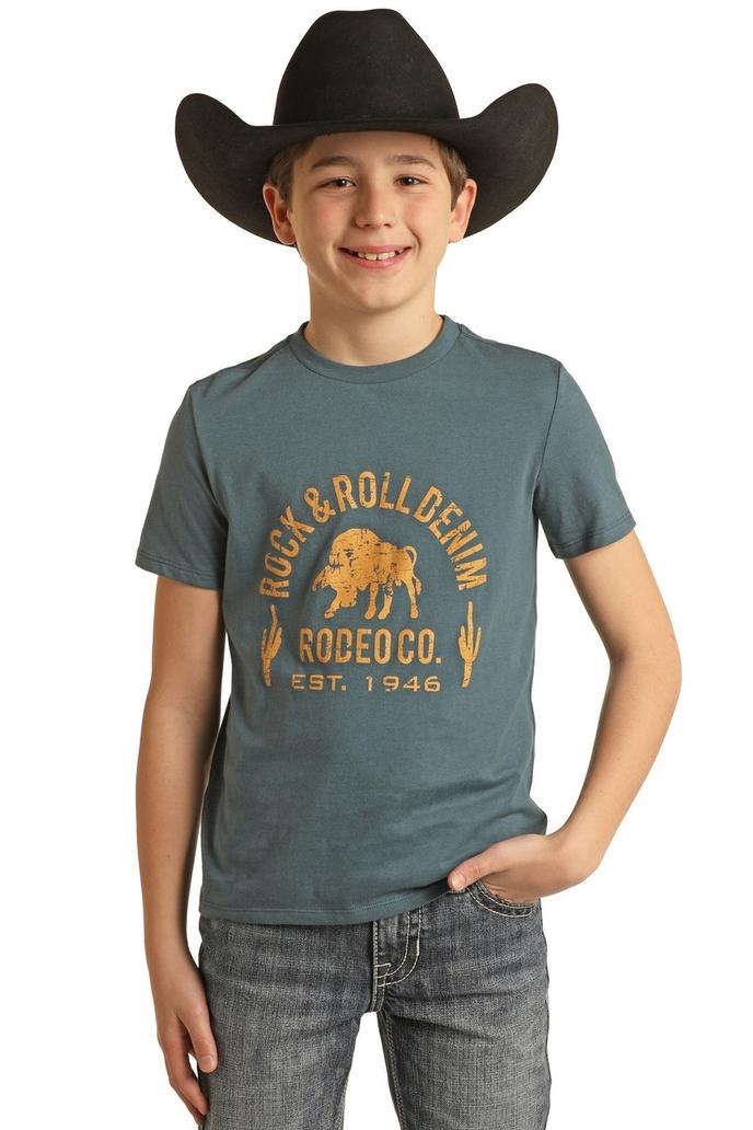 Rock and Roll Denim Boy's Graphic T-Shirt