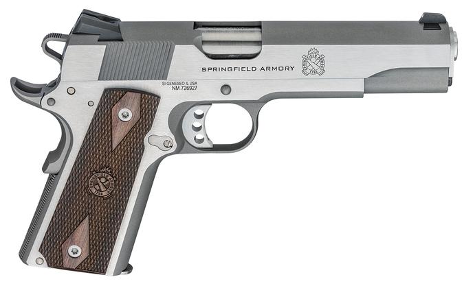 Springfield Armory 1911 Garrison .45 ACP Handgun – Stainless 1
