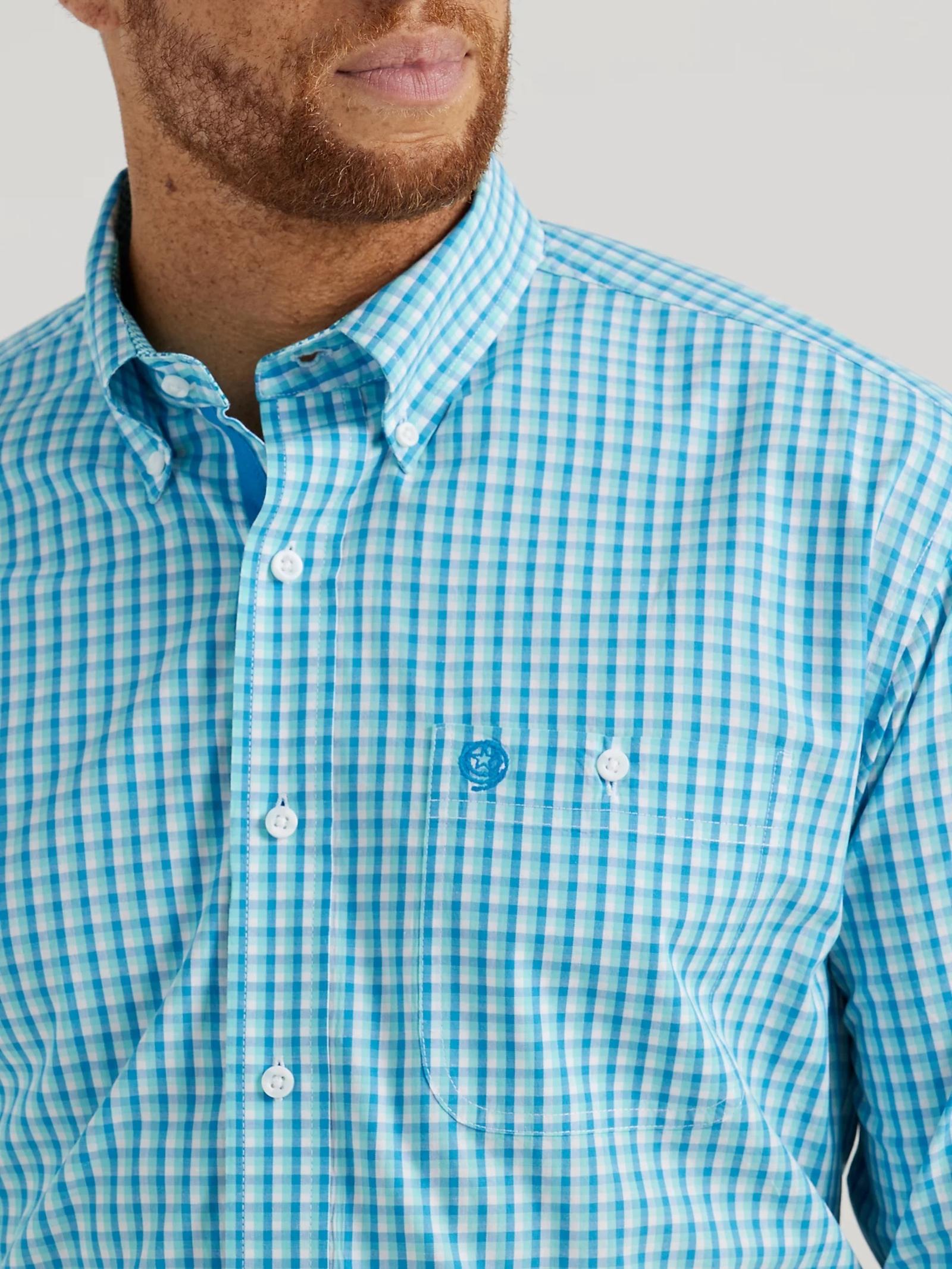 Blue Acqua Plaid logo